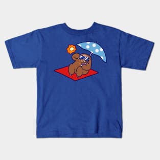 Summer Sloth Kids T-Shirt